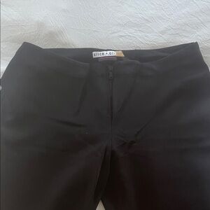 Alice + Olivia Sleek Black Pants